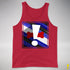 Puppy Pride Flag Exclamation Point Premium Tank Top